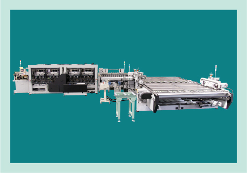 連続ロールプレス式水平フィンガージョイントシステム